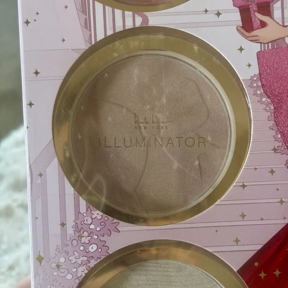 Nicole Miller‎ Contour Set Complexion Trio Blush, Illuminator, Highlighter. NEW